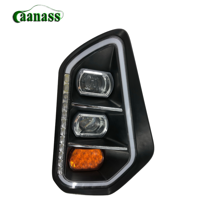 China Guangzhou High Quality Front Head Lamp Front Headlight Assembly Use for Kinwin Bus Spare Parts