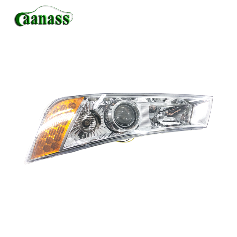 Caanass 4121-80-00013R 4121-80-00013L Front Headlight Assembly Use for Zhongtong Bus Spare Parts
