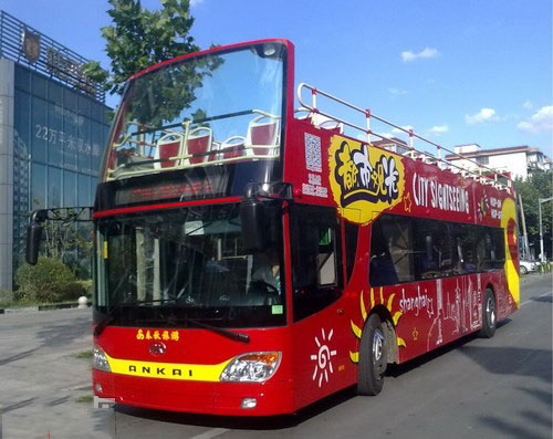 Ankai double-decker buses add color to travel | Chinese 