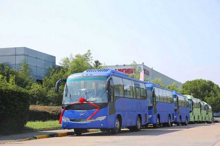 Higer bus departs! Chinese government aids Equatorial Guinea